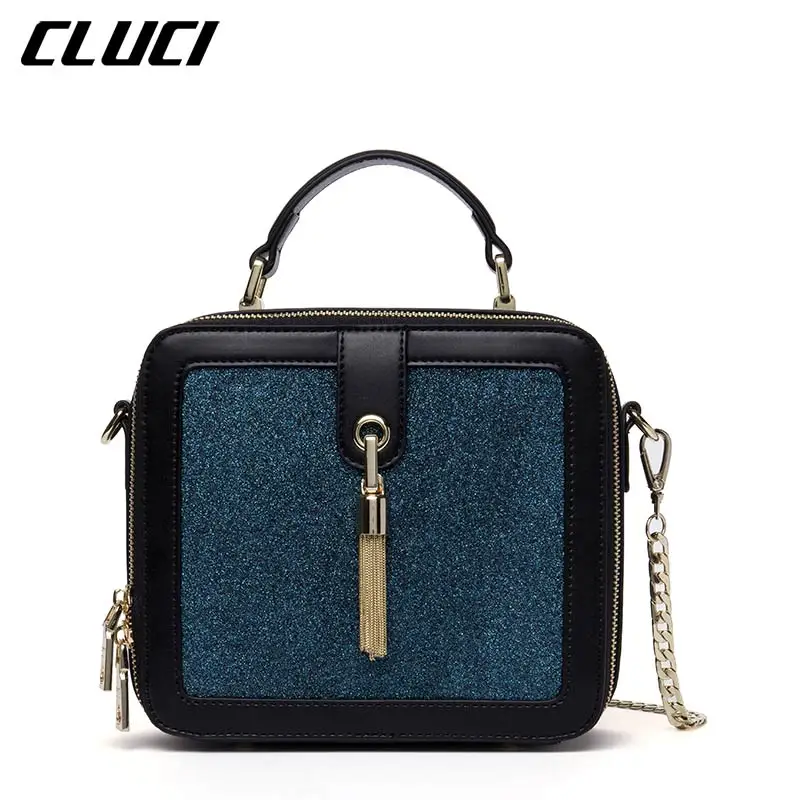 CLUCI 2017 Women Luxury Shoulder Bag Designer Messenger Crossbody Chain Tote Channel Bag Clutch ...