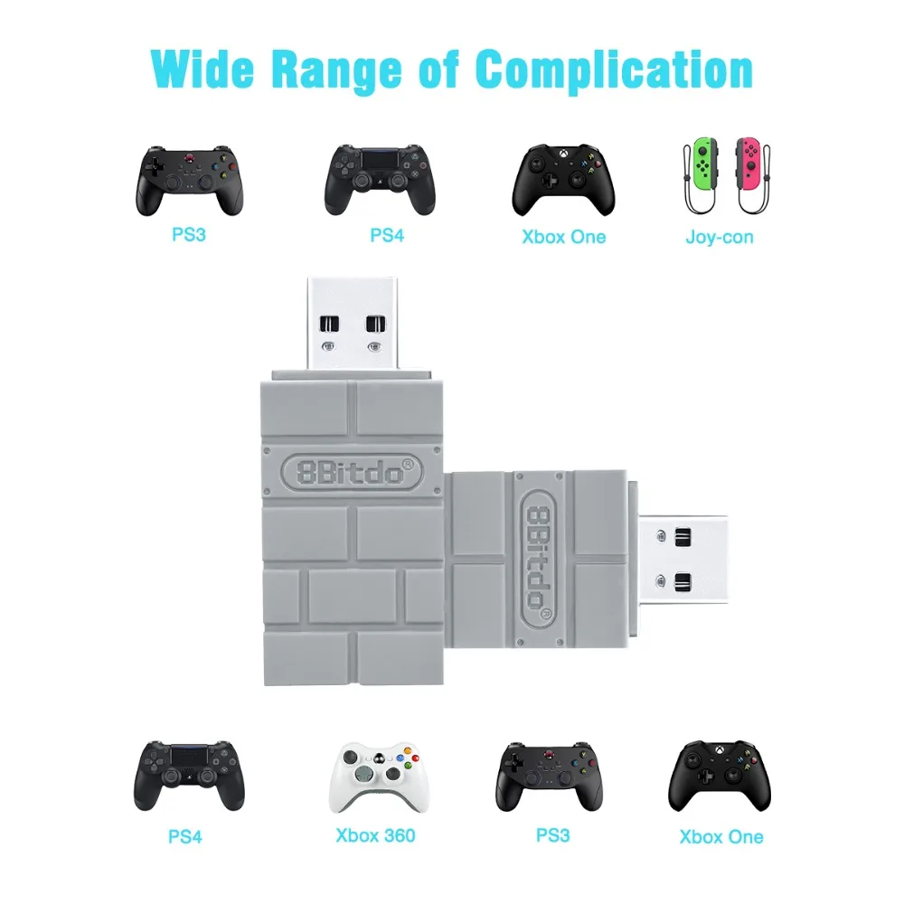 19 Newest 8bitdo Usb Wireless Bluetooth Game Controller Adapter Gaming Classic Console For Nintendo Switch Pro Android Tv Box Buy At The Price Of 14 39 In Aliexpress Com Imall Com