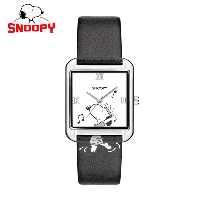 Женские и мужские часы Snoopy классические детские оригинальные Брендовые