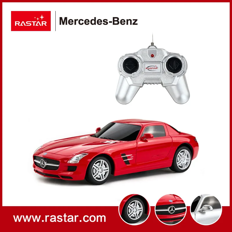 Rastar лицензированный-Mercedes-Benz SLS AMG 1:24 детские игрушки с дистанционным управлением мини-автомобиль 40100