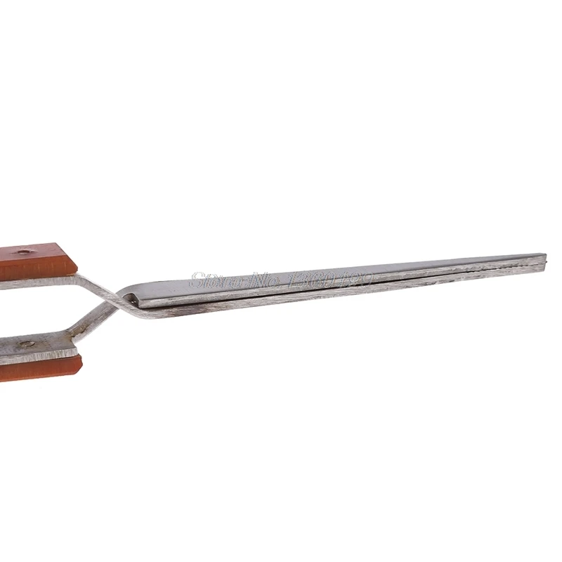 15,5 см прямой Изогнутый наконечник Selflock Пинцет крест Блокировка Ювелирный инструмент для изготовления ювелирных изделий и Прямая поставка