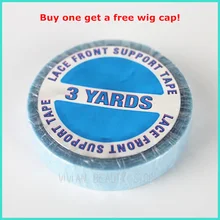 1 шт. Двусторонняя парик ленты для наращивания волос/парик волос Клей человеческих клей с free Cap парик