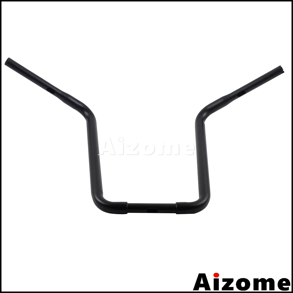 Мотоцикл черный 19 &quotRise руль King Gorilla Ape вешалка 1 1/4&quot Жир Бар для Harley кафе Рейсер