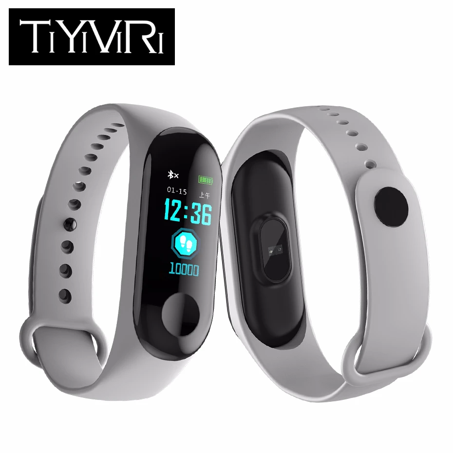 

Newest Smart bracelet M3 Sports Blood Pressure Oxygen Heart Rate Monitor Watch Message Caller Smart Band PK For mi band 3