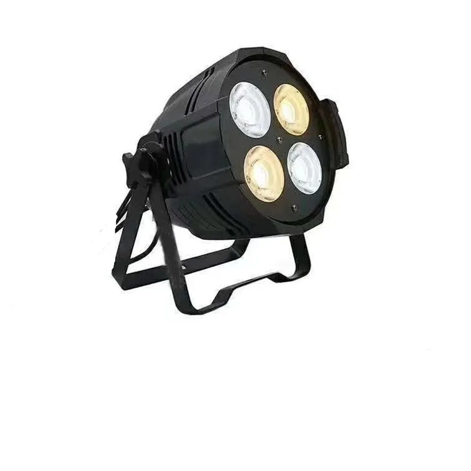 20 PZ 4x50 W 220 W теплый белый+ холодный белый COB прожектор сценический свет супер яркий COB par свет с DMX 512 dj диско прожекторы