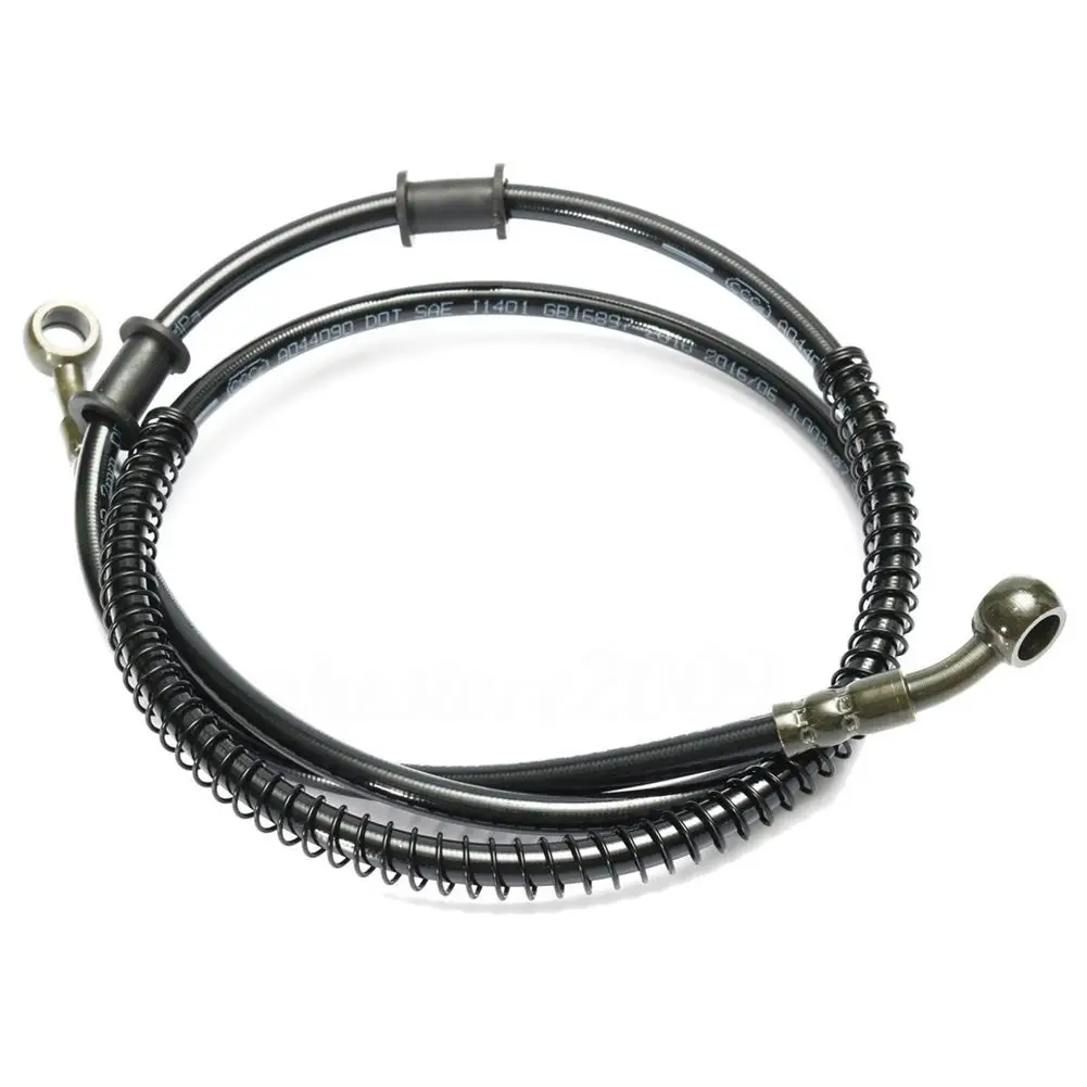 

Motorcycle Bike Brake Clutch Throttle Cable Oil Hose Line Pipe 120CM black
