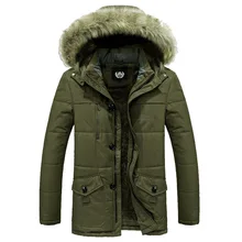 Бренд Для мужчин с капюшоном зимние парки теплые флисовые куртки и пальто военного Сгущает ветровка человек одежда плюс Размеры 5XL 6XL 7XL 8XL