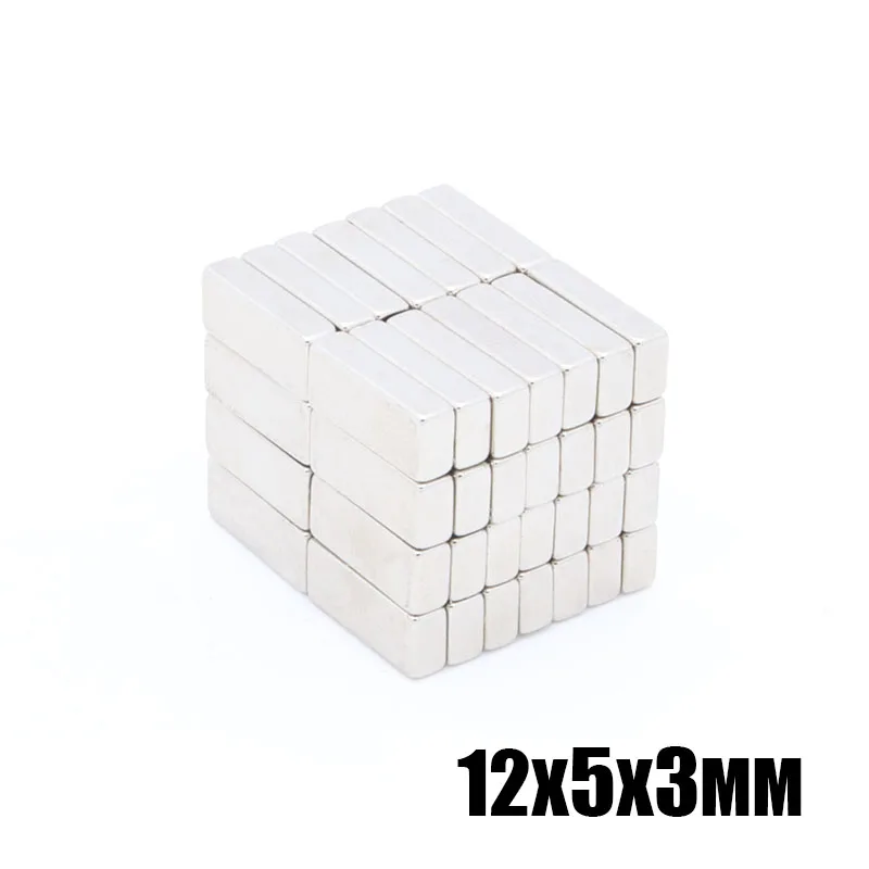 200pcs 12x N35 5x3mm ímã de neodímio