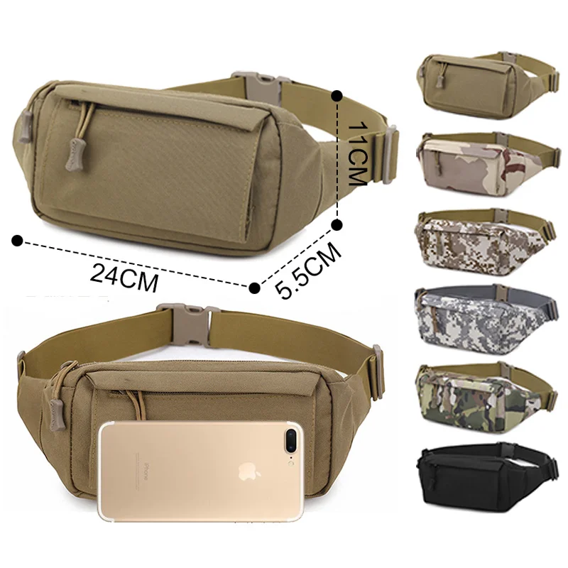  Tactical Army Molle Bag Waterproof Waist Fanny Pack Hiking Fishing Sport Hunting Waist Bags Camping