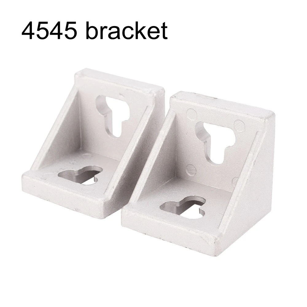 6pcs or 10pcs Special Round Hole Aluminum Angle Bracket for Aluminum Profile Extrusion 4545