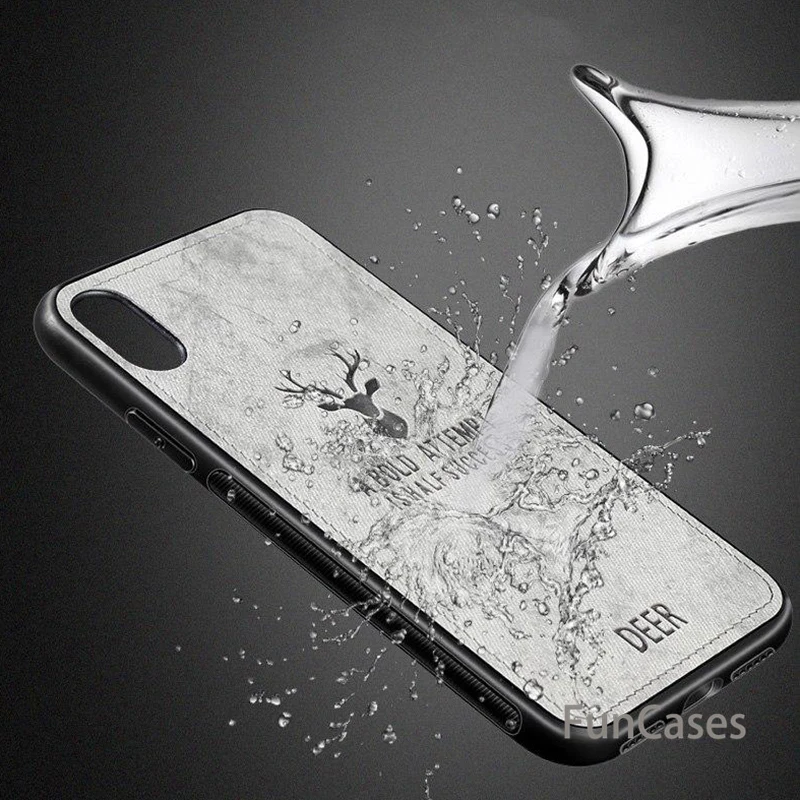 Ткань с рисунком оленя чехол для samsung A7 2018 Мягкий силиконовый s A6 A8 плюс 7 A750 A730F A6Plus