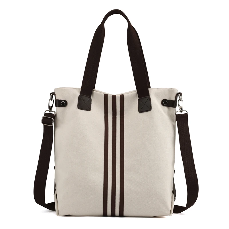 

Vintage Canvas Women Handbag Casual Totes Padded Large Capacity Ladies Handbag Shoulder Simple Bag