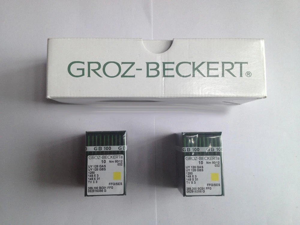 

100% ORIGINAL GROZ-BECKERT NEEDLES, MADE IN GERMANY,UY128GAS SIZE 80/12