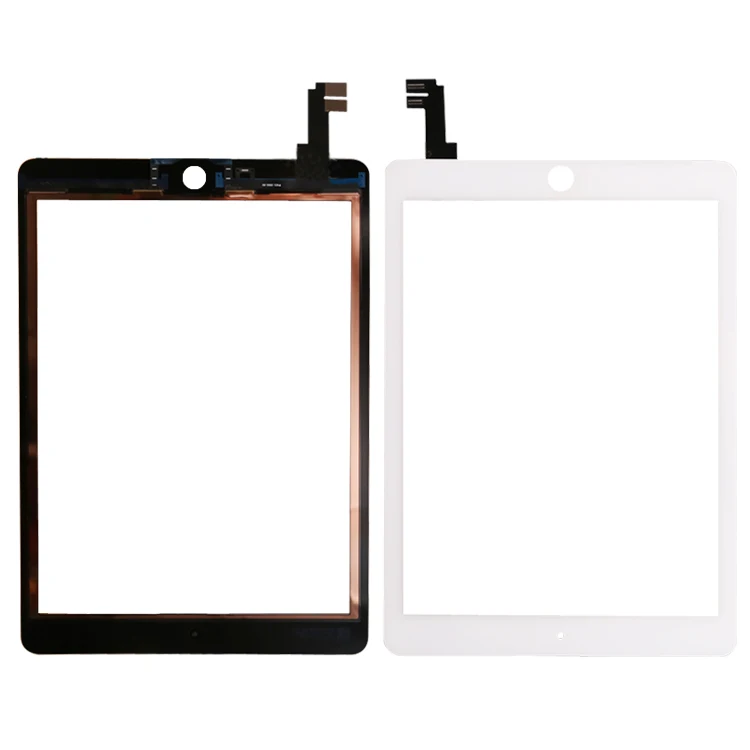 

Tested well Replacement For iPad Air 2 2nd Gen Generation A1567 A1566 White Touch Screen Digitizer Glass Lens