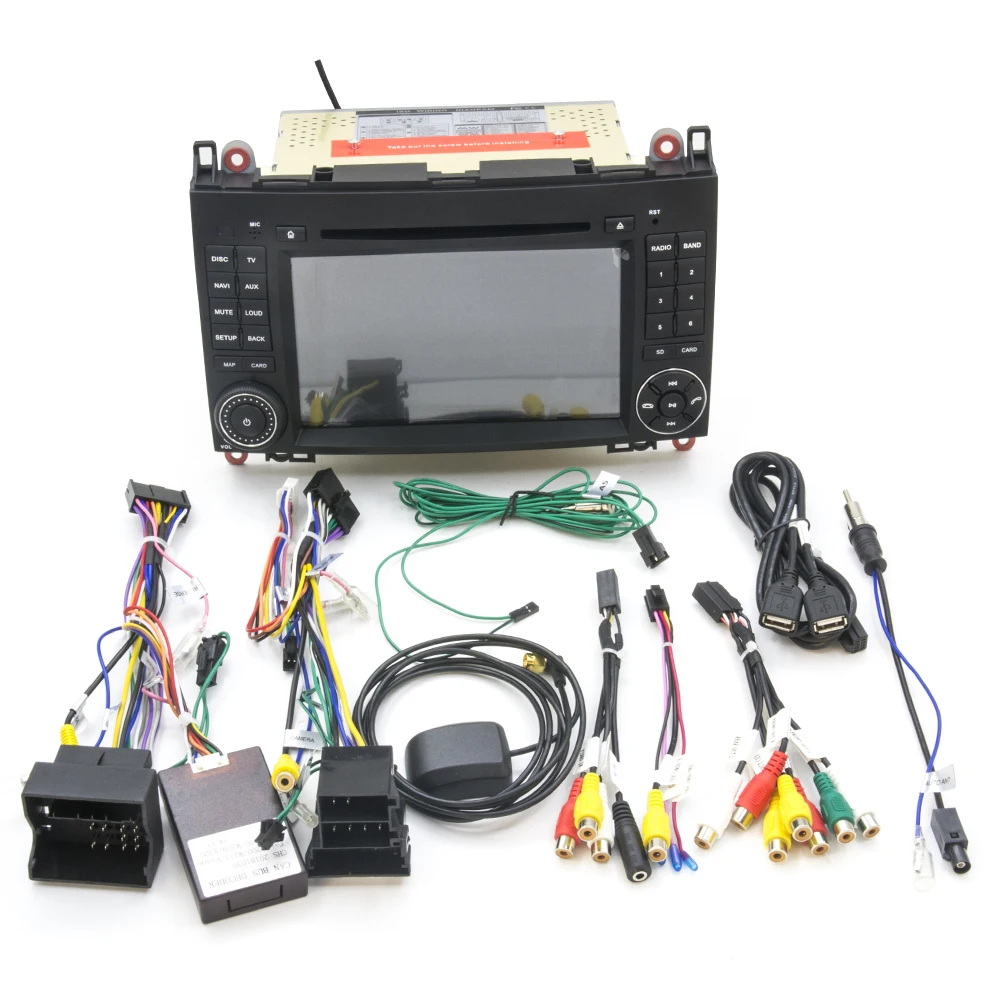 Perfect Owtosin Car Radio Multimedia Video Player Navigation GPS Android 9.0 For Mercedes Benz A-Class W169 B-Class W245 Sprinter Viano 4