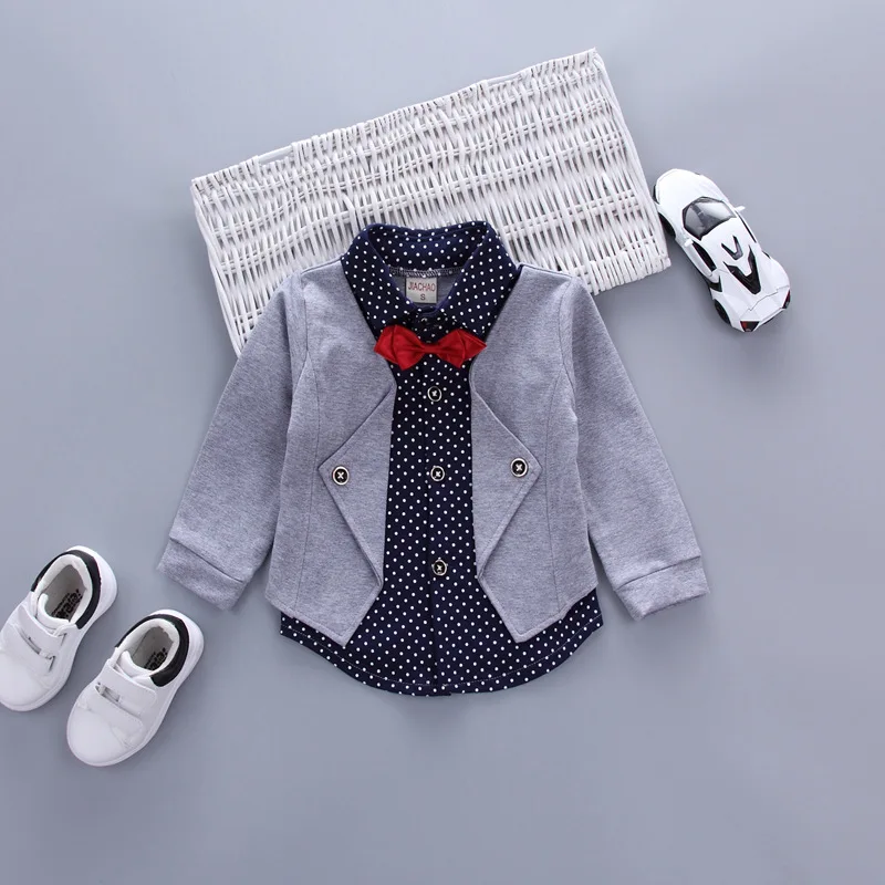 Hot Sales Infant Baby Boys Sets Red Plaid Long-sleeved Shirt+ Pants 2pcs Outfits Toddlers Bow Tie Set Clothes 2017 Spring 18