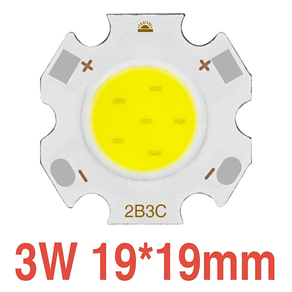 DIY светодиодный чип COB 3 Вт 5 Вт 7 Вт 10 Вт 12 Вт 15 Вт высокой мощности Яркость Lumen лампа DC9-50V для напольный светильник Точечный светильник Холодный белый/теплый белый/белый - Испускаемый цвет: 11mm 3W