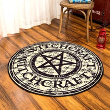 Cigi Большой Мода Геометрическая Круглый Ковры волшебный узор Творческий Ковры Гостиная Кухня Нескользящие Круглый Пол Ковры 2 м x 2 м