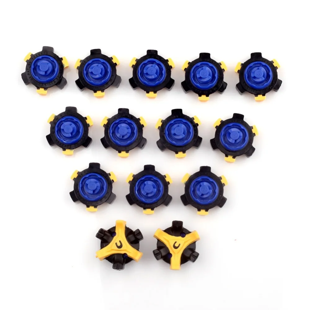 New 14Pcs Golf Shoe Spikes Replacement Champ Cleat Fast Twist Q-Lok for Foot Joy