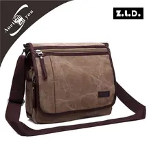 Korean version of the men’s leisure package Men ‘s canvas shoulder bag Men Messenger bag