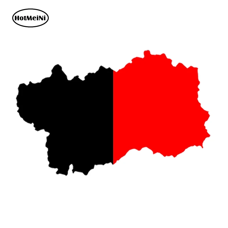 

HotMeiNi 13x8.1cm Aosta Valley Italy Map Flag Car Sticker Styling Silhouette Bumper Helmet Laptop Waterproof Accessories Gifts
