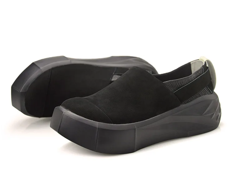 Мужские мокасины из натуральной кожи, визуально увеличивающие рост; роскошные кроссовки; летние мужские Повседневные слипоны на плоской подошве для взрослых; Весенняя черная обувь