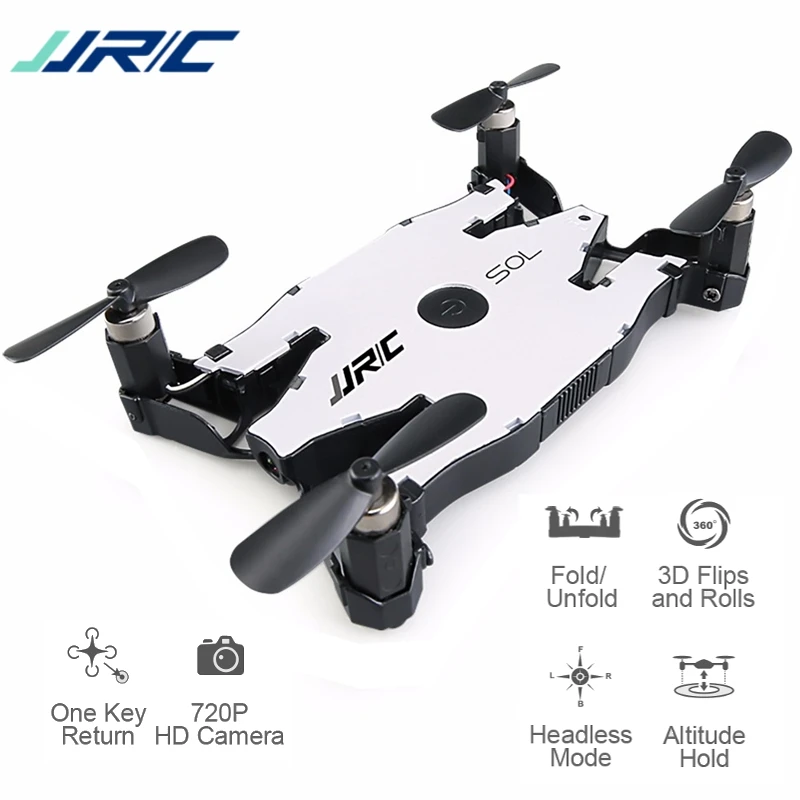 

Unique JJRC H49WH RC Drone Quadcopter 720P HD WIFI FPV Camera Ultrathin Auto-folding Selfie 2.4G RC Helicopter RTF 2 Colors