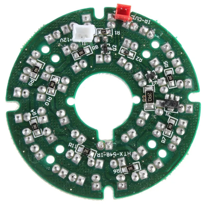 1 шт. 48 светодиодный Диод Инфракрасные диоды инфракрасная Доска модуль для видеонаблюдения камера диод