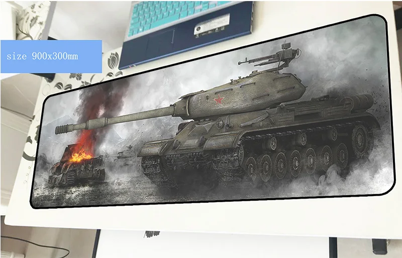 World of Tanks mousepad 900x300x2mm thick gaming mouse pad gamer mat locked edge game computer desk
