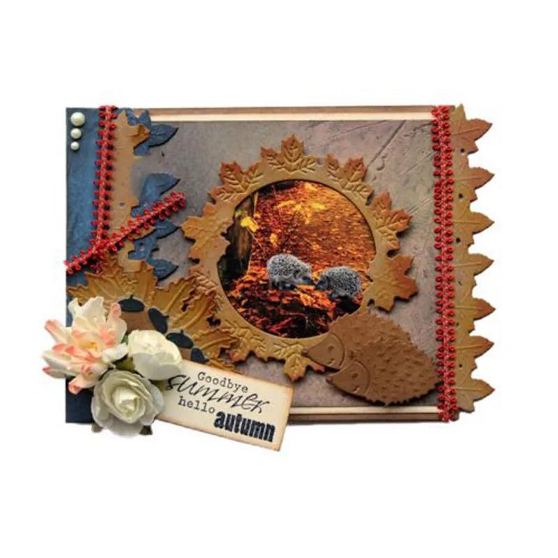 

YaMinSanNiO Acorns & Leaves Dies Cutting Dies 2019 for Card Making Scrapbooking Album Decor Paper Craft Stencil Craft Metal Dies