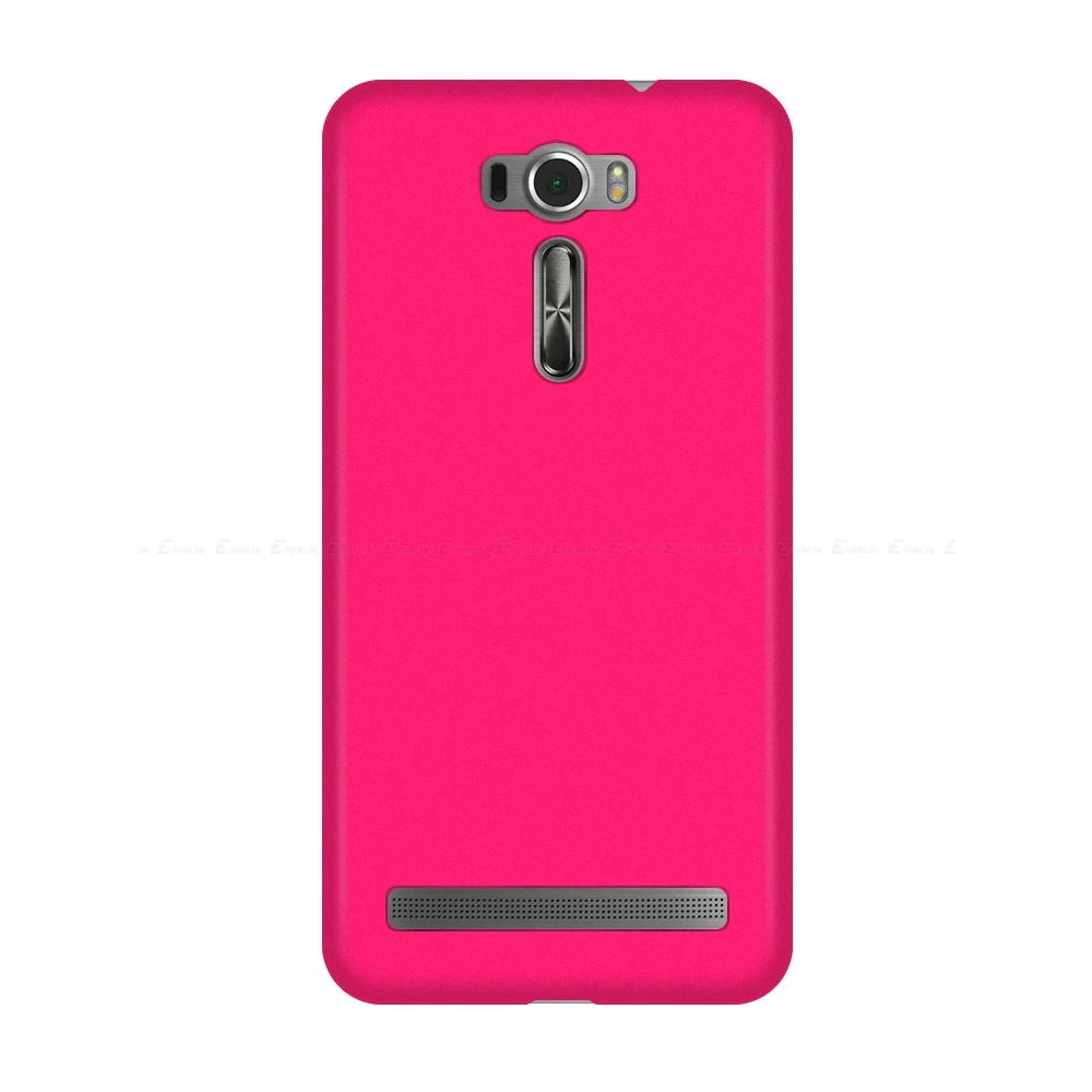 Матовый Жесткий Пластиковый Чехол для телефона Asus ZenFone 2 Laser Deluxe ZE550ML ZE551ML ZE601KL ZE550KL ZE551KL ZE500KL матовая задняя крышка - Цвет: Розовый