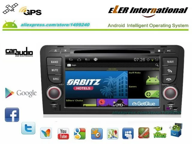 Flash Deal For Audi S3 2003~2013 - Car Android GPS Navigation Radio TV DVD Player Audio Video Stereo Multimedia System 4