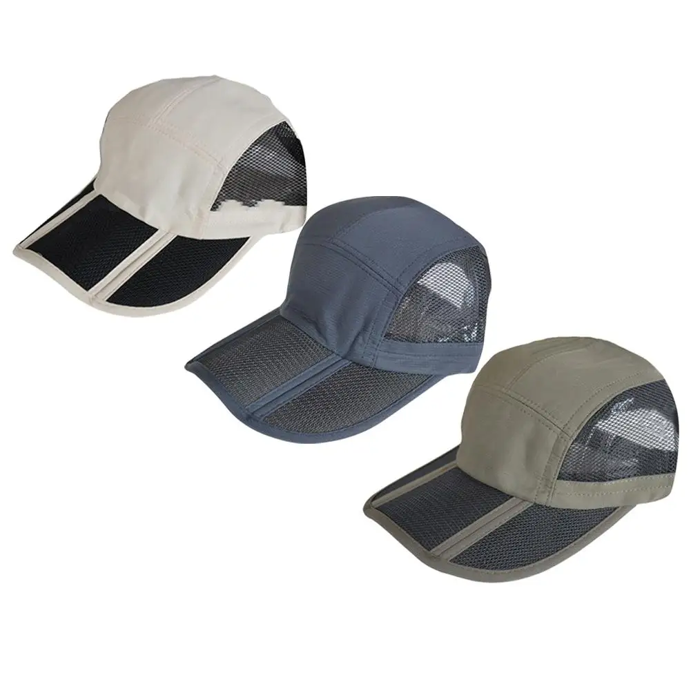 

Quick-drying Folding Fishing Cap Sun Protection Hat Quick Dry Sport Hats For Running Hiking Golf Outdoor Sports Men Women