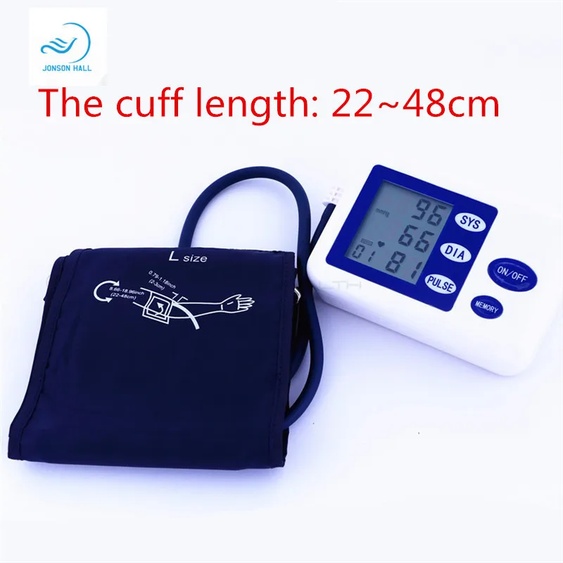 

Portable Blood Pressure Monitor Health Care Pulse Meter Automatic Digital Sphygmomanometer Household Tonometer Medical Shipping