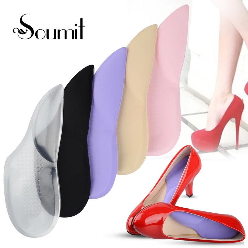 Soumit 3/4 Orthopedic Arch Supports Shoe Insoles Heels Pads for High