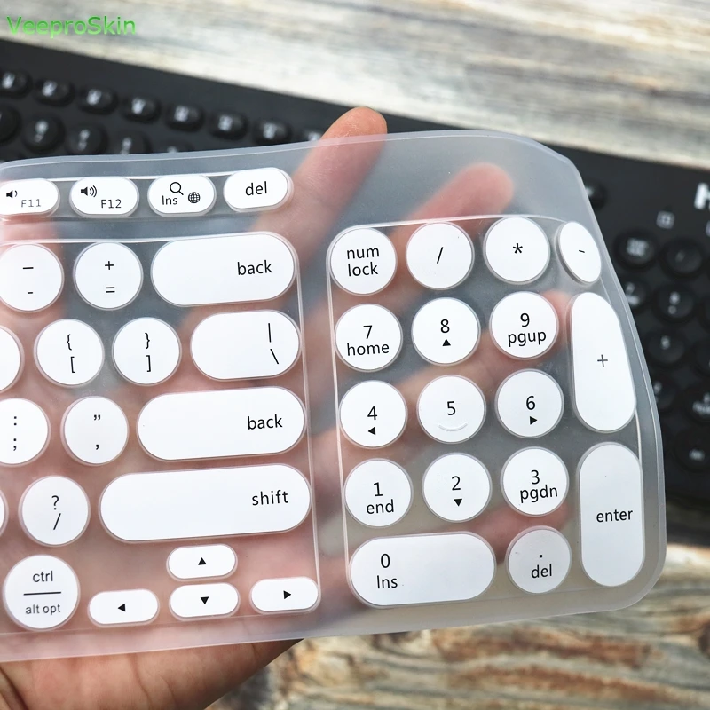 Ультратонкий силиконовый защитный чехол для клавиатуры ноутбука Logitech K780