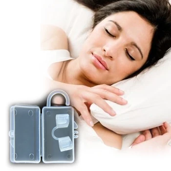 

Sleeping Aid Soft Silicone Breathing Nose Clip Health Care Effective Apnea Guard Useful Safe Mini Snoring Stop Reusable Night