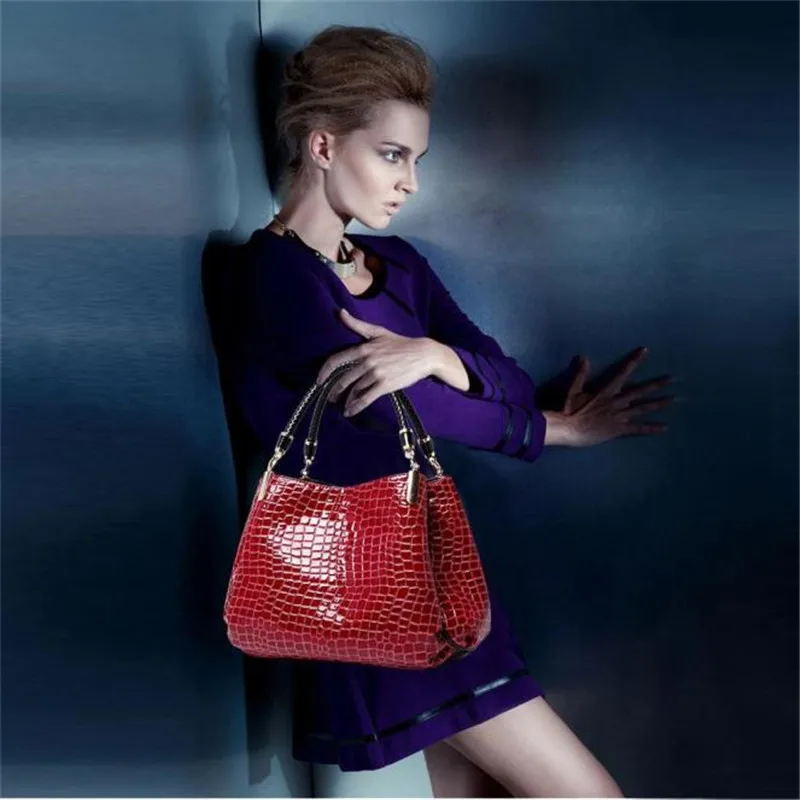 Alta Sacchetto 23 Qualità Di Vintage Elaborazione Cuoio Del Vendita Calda Borsa red Femminile Coccodrillo 2018 Spalla blue Mar Ocardian Dell'unità Black Stile 8ZqvwzUW