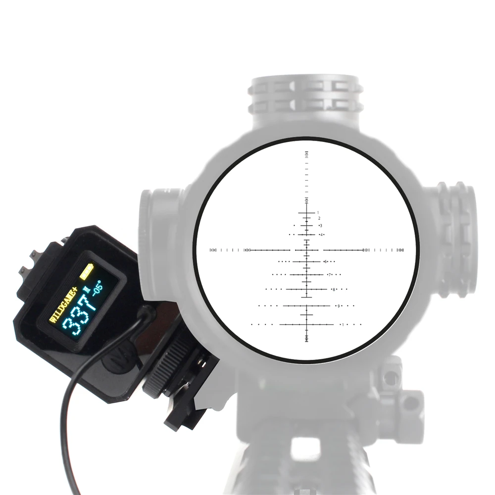 Тактический 5-700 м Мини Лазерный дальномер охотничий прицел с Пикатинни Вивер рейку цвет OLED дисплей