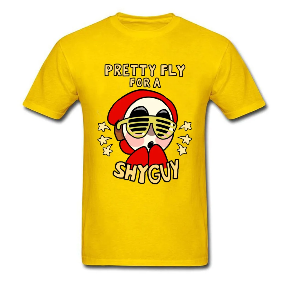 comfortable Gift O Neck Tshirts April FOOL DAY Tops Shirt Short Sleeve for Men Coupons Pure Cotton Design T Shirt pretty fly for a shy guy 12052 yellow