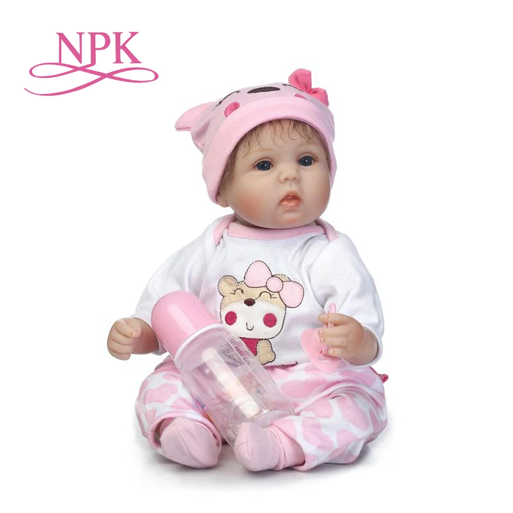 

NPK realistic lifelike reborn baby doll soft real gentle touch playing toys for children Birthday and Christmas Gift