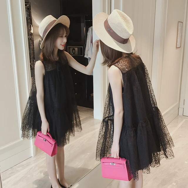 397 Summer Season Korean Version Of No Sleeved Baby Doll Dress 397 Summer Season Korean Version Of No Sleeved Baby Doll Dress Maternity Pregnant Women Clothes