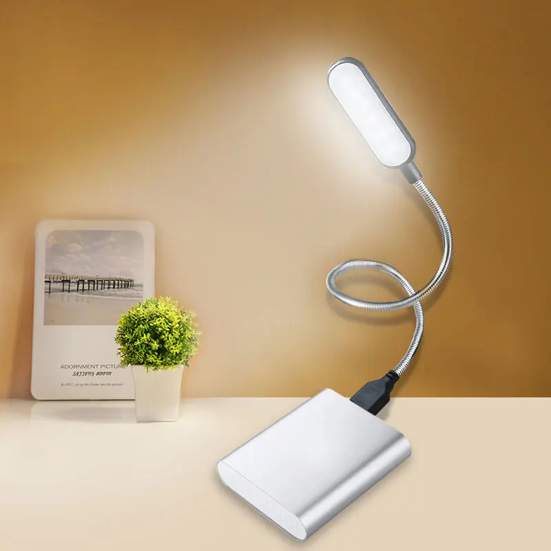 Гибкие Яркие Симпатичные Ночной светильник светодиодный мини USB книга лампа для