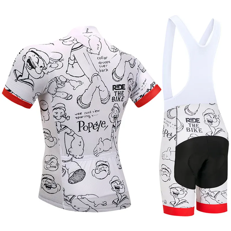 Crossrider Мужская мультяшная велосипедная майка MTB рубашка велосипедная одежда короткий комплект Ropa Ciclismo велосипедная одежда Maillot Culotte