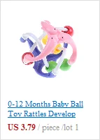 Детский мультфильм кролик плюшевая погремушка кольцо колокольчик новорожденная рука захватывает игрушки мягкие мобильные детские