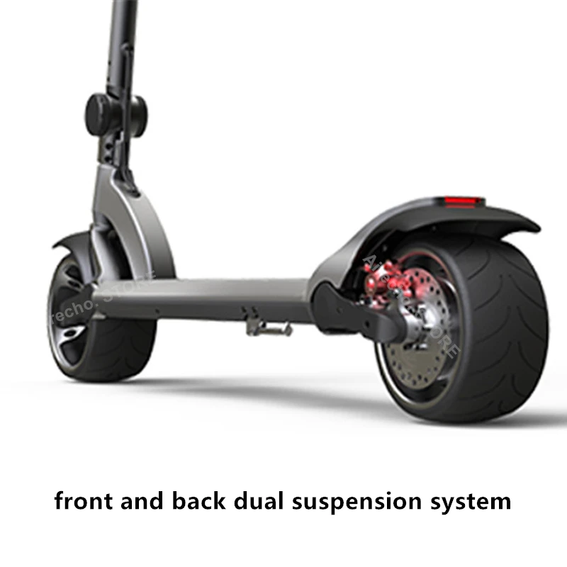 Wide wheel electric scooter (6)