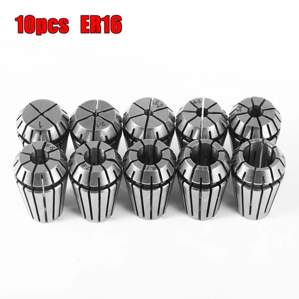 

10PCS/SET Professional 1-10MM Spring Collet Set For CNC Milling Machine Engraving Lathe Tools Engraving Machine
