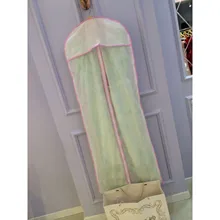 Высокое качество свадебное платье пылезащитный чехол для одежды сумка протектор хранения переносный на молнии