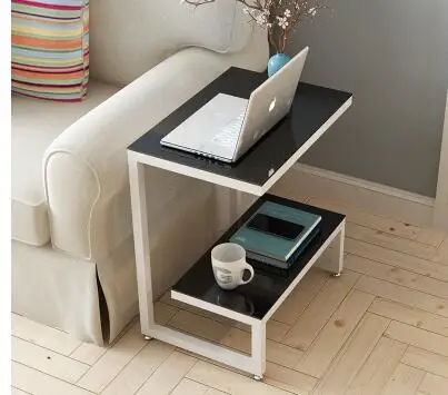 Contracted small table. Sitting room toughened glass tea table bedside table .19