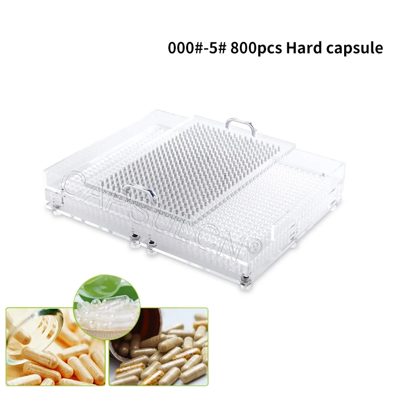 

000#-5#800 Hole Capsule Filling Plate / Filling Capsule / Equipment Manual Capsule Filling Manual Packaging Machine